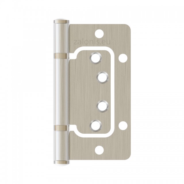 HINGE FOR DOORS AND WINDOWS 100x90x2.5 / NICKEL MAT